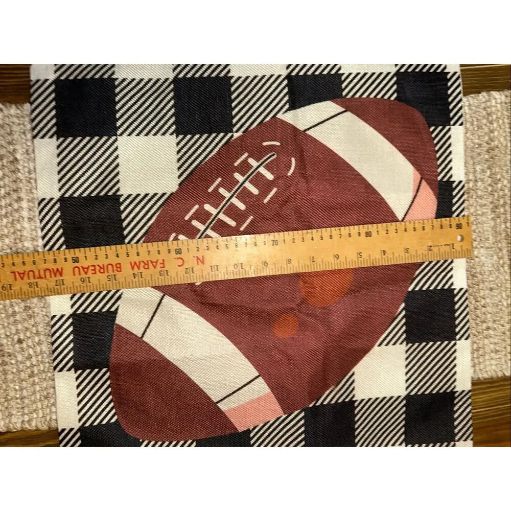 Football Thanksgiving Pillow cover 18 inches new maple leaf